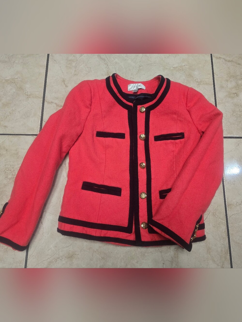 J Crew Coral Blazer